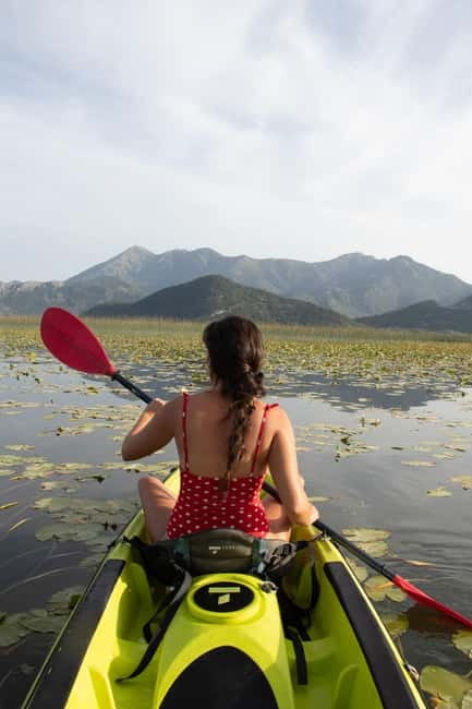 All Day Self-Kayaking to secret spots and wildlife observing - Pješačac: the swim and wildlife watching break