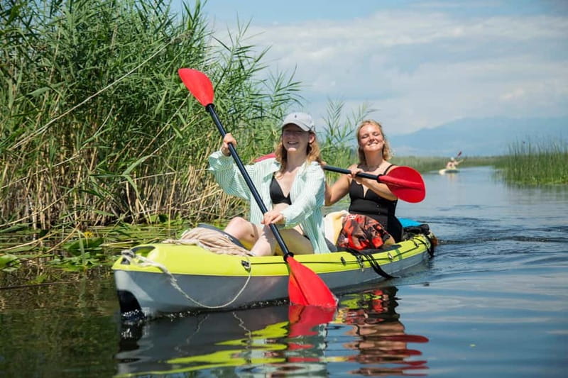 All Day Self-Kayaking to secret spots and wildlife observing - Meeting Boat Milica in Virpazar, then getting kitted up