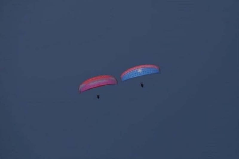 Becici Beach: Tandem Paragliding Flight in Budva Riviera - Weather rules and WhatsApp communication, what to plan for