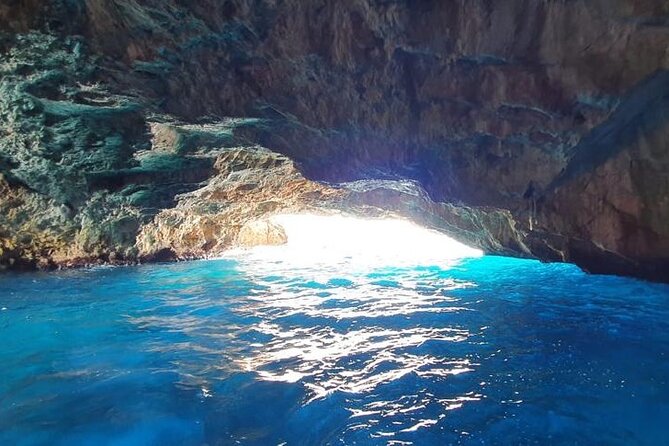 Blue Cave Adventure - Bay of Kotor submarine tunnels near Rose: the adventure part