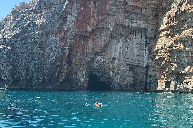 Blue Cave Kotor Swim, Mamula&Lady of the Rock 3 Hour Ticket Tour - Former Submarine Tunnel: Cold War leftovers, seen from a small boat