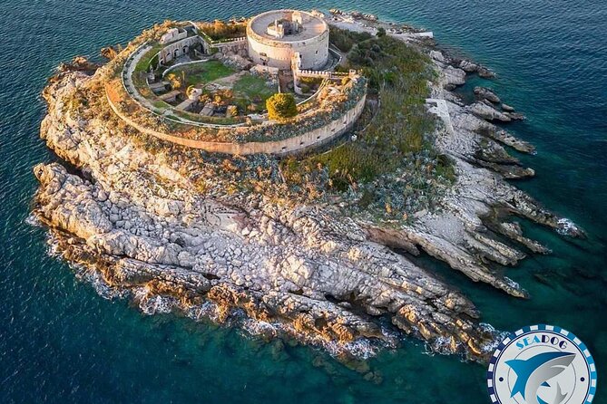 Blue cave, Mamula island, Submarine tunnels and Our lady of the Rocks (3h) - Submarine tunnels: a quick wartime look from the water
