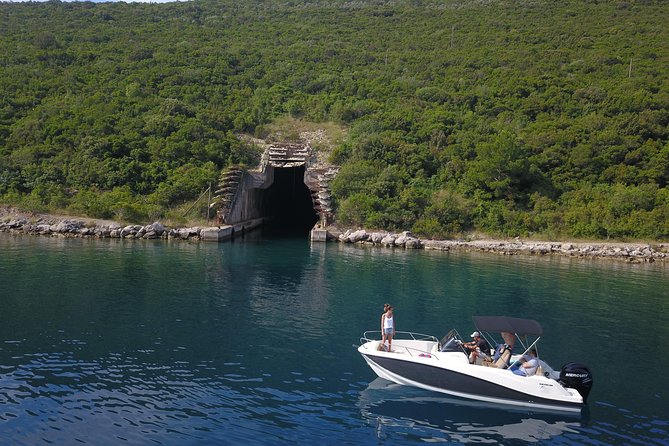 Boat tour to Lady of the Rock , Submarine base & Blue Cave swim - Stop 1, Our Lady of the Rocks: a church, a museum, and Perast context
