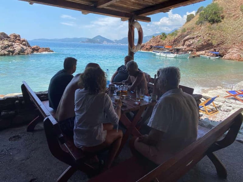 Budva: Hidden paradise tour with snorkeling and lunch - Lunch with fresh fish, wine, coffee, and rakija