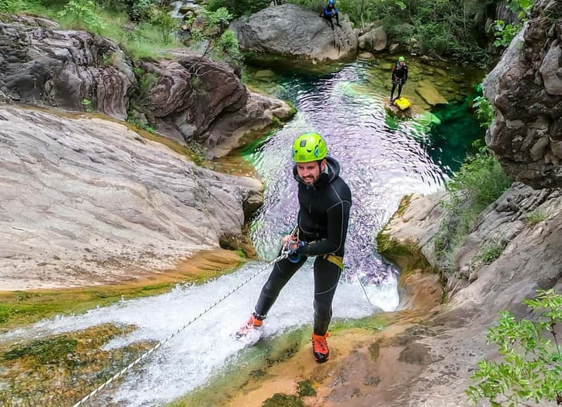 Canyoning Drenovstica - Extreme adventure in Budva - Inside the Canyon: Waterfalls, Slippery Rock, Jumps, and Abseils