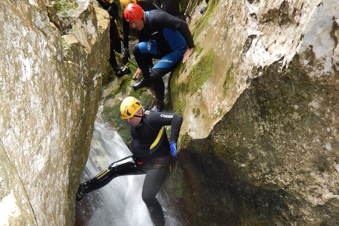 Canyoning in Nevidio Canyon - Guides who keep it fun and keep you safe