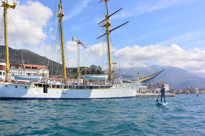 Cycle & SUP: A Complete Circumnavigation of Kotor Bay (new tour) - Stop in Porto Montenegro: yachts, naval museum time, and gelato