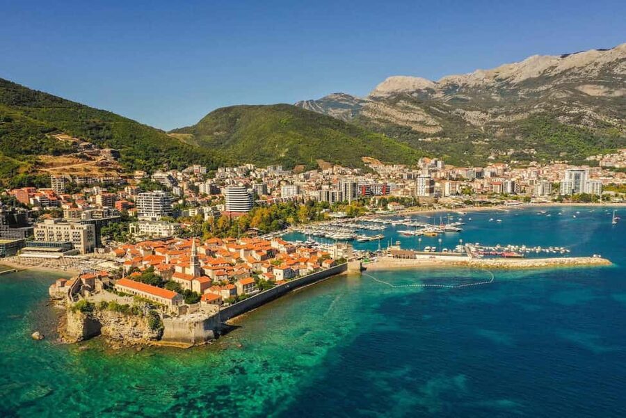 Deluxe excursion from Budva: Blue Cave tour - The cruise out of Budva: old walls, Mogren Beach, and the ballerina statue
