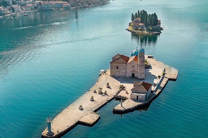 From Kotor: Boat to Blue Cave & Lady of the Rocks &Submarine Base - Perast and Our Lady of the Rocks: short visit, strong “story in a bottle” feel