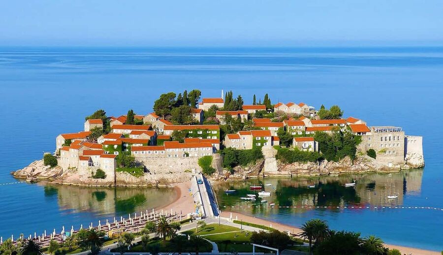 From Shkodra: Budva & Sveti Stefan (Montenegro) Day trip - Sveti Stefan viewpoint: why the photo stop is worth it