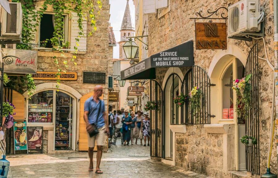 From Shkodra: Budva & Sveti Stefan (Montenegro) Day trip - Budva free time: how to use 105 minutes the right way