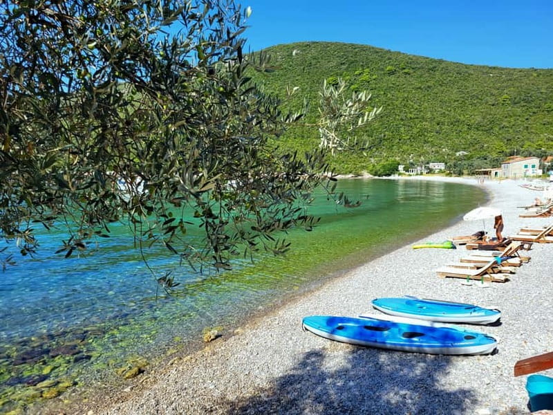 From Tivat: Blue Cave, Herceg Novi, Lady of the Rocks - Onboard Comfort: Two Floors, Sunbeds, Wi-Fi, and a Restaurant