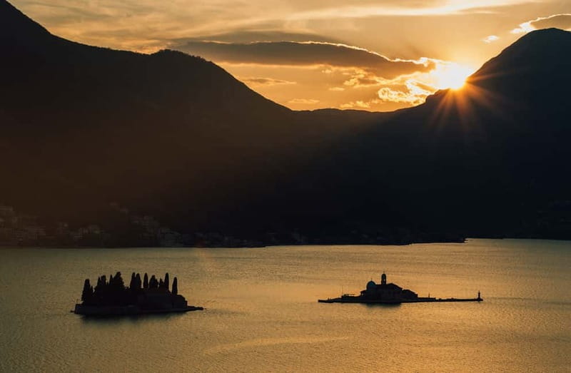 Kotor: Bay of Kotor and Blue Cave Speedboat Tour - Kotor Old Town and Verige: the bay’s “narrowest pinch” moment