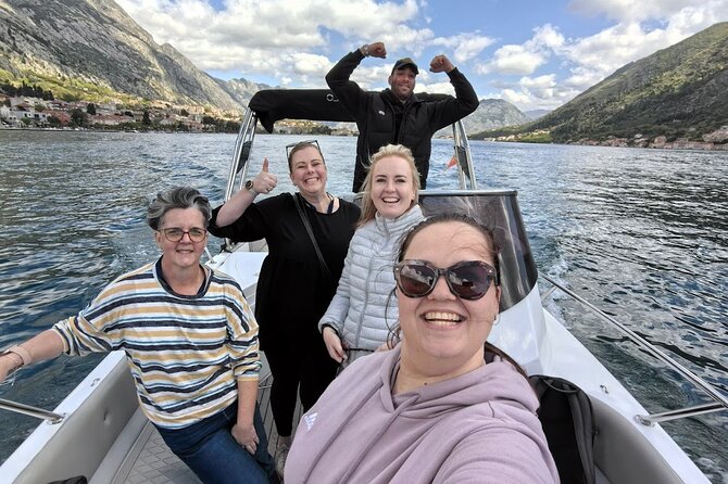 Kotor Bay Speedboat Tour: Blue Cave and Lady of the Rocks - Getting started at Dobrota dock, and what to expect