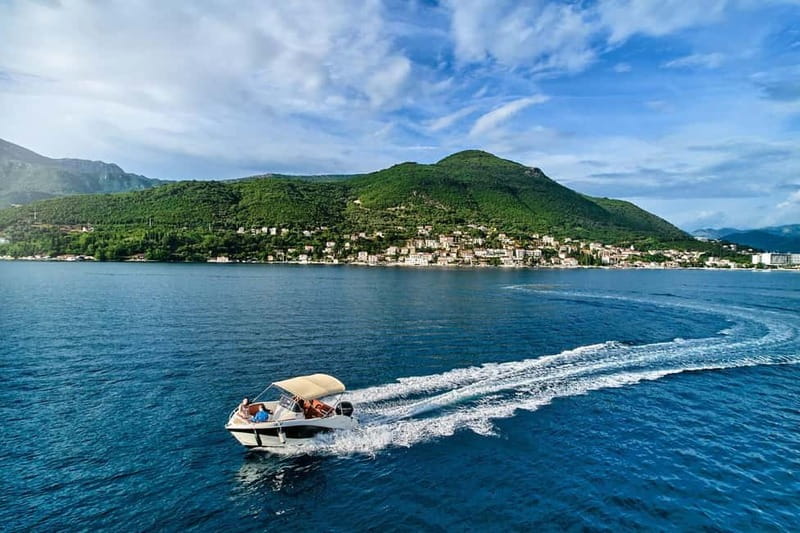 Kotor: Blue Cave and Our Lady of the Rock Speedboat Tour - Speedboat ride through Boka Bay: what the journey feels like in real time