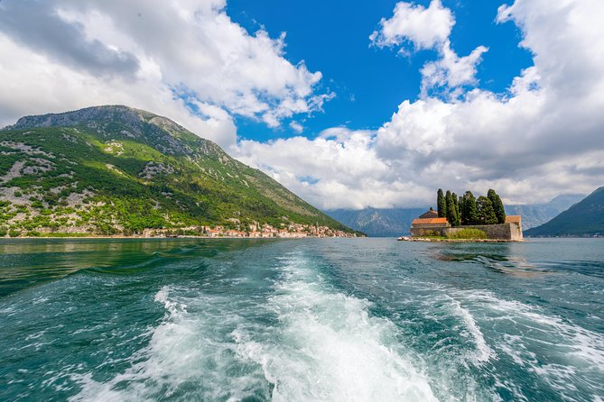 Kotor: Blue Cave Swim Stop, Lady of the Rocks & Submarine Base - Verige strait cruising to the former submarine tunnels