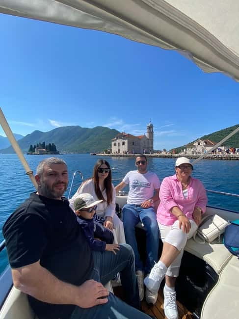 Kotor: Blue Cave & Swimming, Our Lady of The Rocks, Mamula - From Kotor’s harbor to the Blue Cave water color
