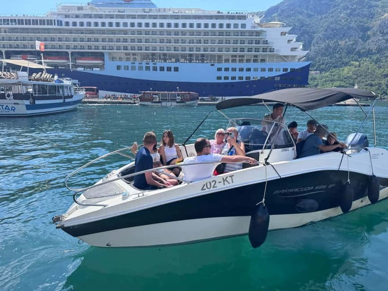 Kotor: Blue Cave Tour with Pickup and Free Drinks - Verige Channel, Porto Montenegro, and the View Between Old and New