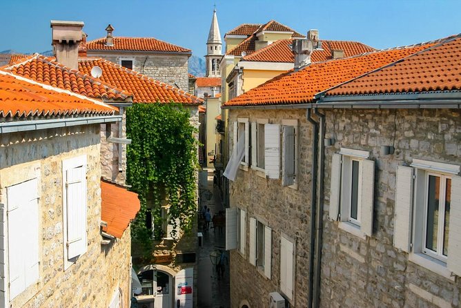 Kotor - Budva - Sveti Stefan | Unforgettable Montenegro Experience - Sveti Stefan: the short climb for panoramic photos