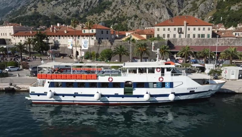 Kotor Cable Car and evening Boka Bay cruise: Kotor -Tivat - The 5 hour flow, from Budva buses to Tivat by evening