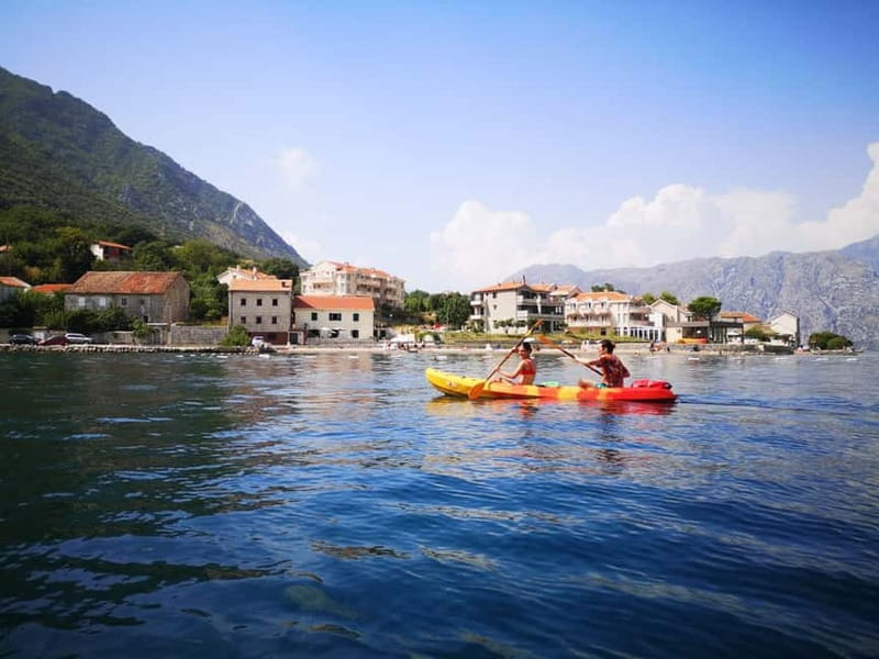 Kotor: Guided Kotor Bay Kayaking Tour - The Route to Prčanj: Two Village Views and a Water-Quiet Paddling Style