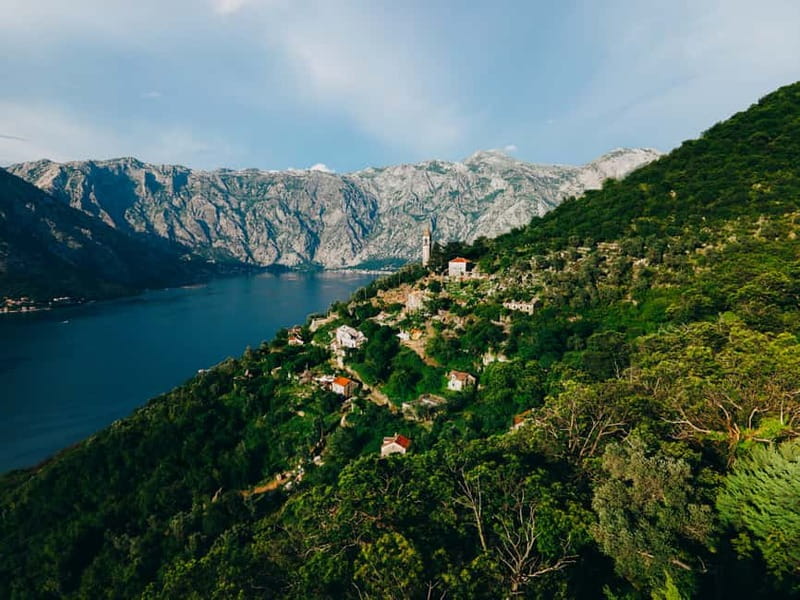 Kotor: Jeep Tour to Hidden Stone Village & Food Tasting - From Kotor to Donji Stoliv, you start where the bay feels local