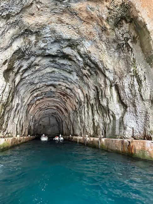 Kotor: Private Blue Cave & Bay of Kotor Boat Tour w/ Drink - A three-hour speedboat plan that compresses Boka Bay highlights