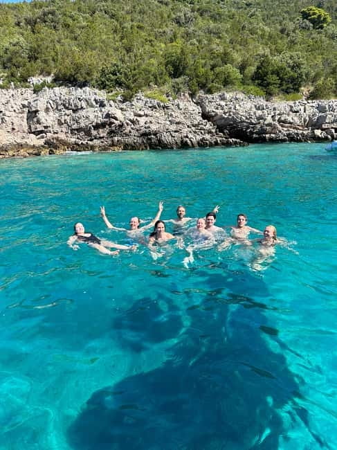 Kotor: Private Blue Cave & Bay of Kotor Boat Tour w/ Drink - Mamula Island photo stop: fortress to concentration camp, seen from the water