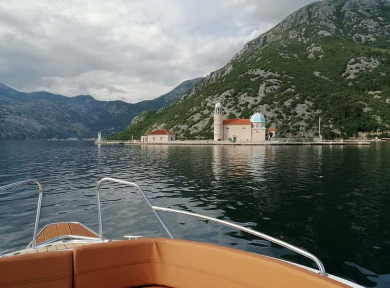 Kotor: Speedboat Tour to Blue Cave and Our Lady of the Rocks - Our Lady of the Rocks island: standing on the manmade landmark