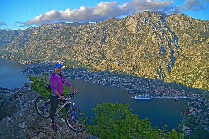 Mountain Biking on Vrmac peninsula - Panoramic view on Kotor bay - Pace and Fitness: What Moderate Really Means on a Peninsula Climb