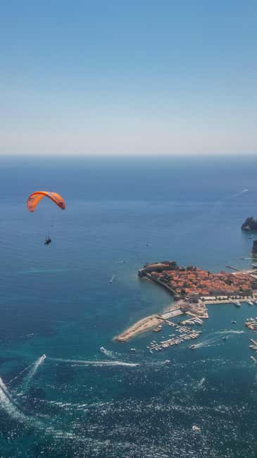 Paragliding in Budva with Certified Pilot (All-Inclusive) - GoPro Footage: A Smart Way to Turn the Moment Into a Memory