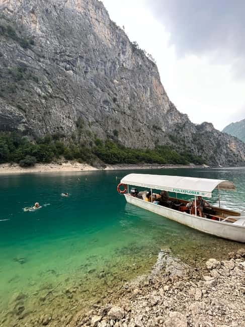 Piva Lake: Oteša Cave Cruise with Optional BBQ - Swimming breaks in Piva Lake: the best “active” part