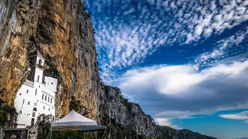 Podgorica: Spiritual Wonders & Scenic Beauty Monastery Tour - Dajbabe Monastery: a cave-cross you can feel