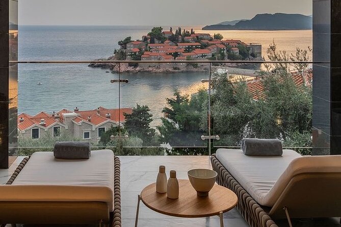 Private Guided Tour in Budva Sveti Stefan - Stop 3: Sveti Stefan from the viewpoint, luxury island stories, and fast photo timing