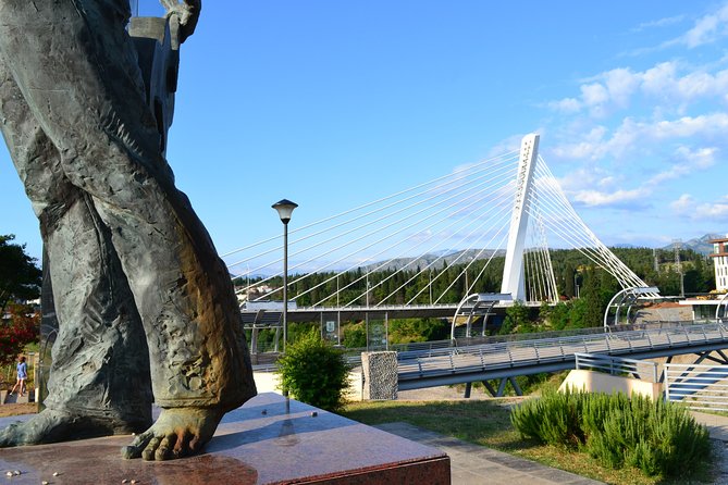 Private Podgorica City Walking Tour - Crossing Moraca again to Blazo Jovanović Bridge and the Sastavci confluence