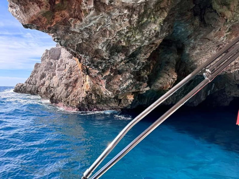 Risan: Blue Cave, Our Lady Of The Rocks - Pick Up - Verige Channel and the Luxury Marinas: A Waterfront Contrast
