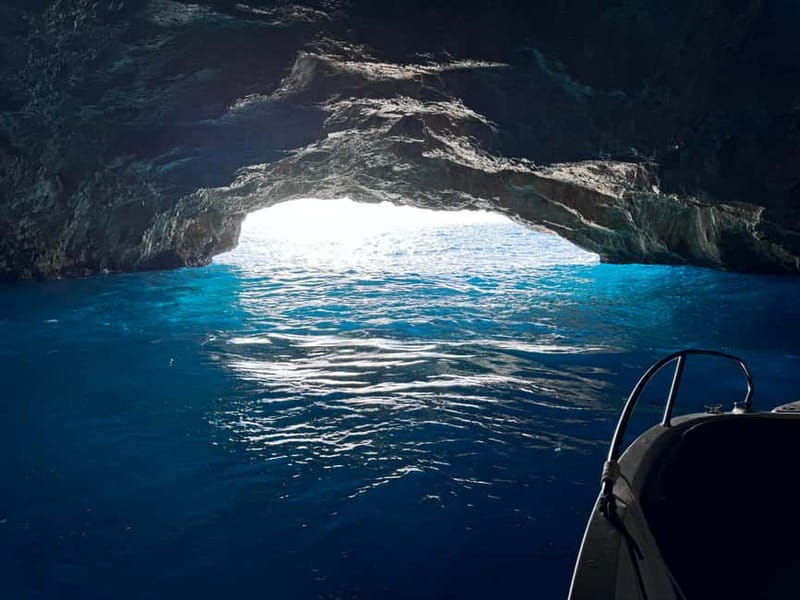Risan: Blue Cave, Our Lady Of The Rocks - Pick Up - From Risan Launch Point To Perast Views, Fast and Scenic