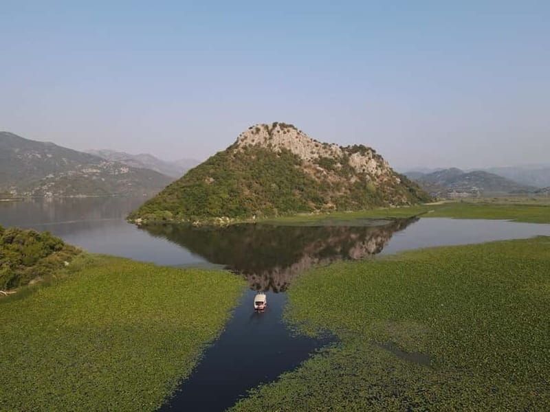Skadar lake cruise - Virpazar - Kom monastery - Virpazar - Water chestnut meadows, pelicans, and Lesendro fortress walls