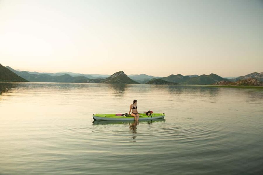 Skadar Lake: Individual Kayaking, hidden canals and swimming - The water lilies that turn the whole lake into a photo and a pause