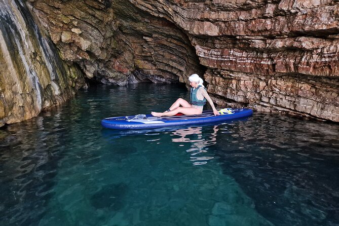 Small group kayaking tour from Budva to Sveti Nikola island caves - The 3.5-hour flow: what happens from start to finish