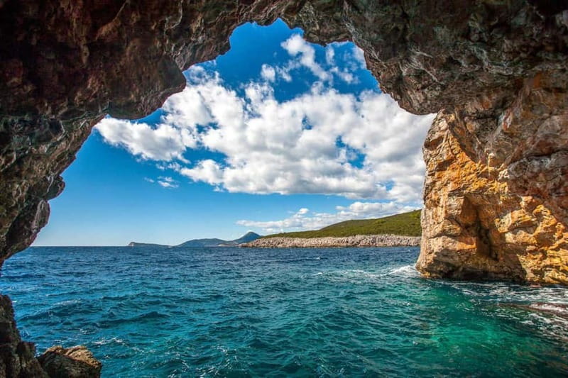 Spedboat tour Tivat - Blue Cave,island Our Lady of the Rocks - Blue Cave swimming and photos: the 30-minute window in a sea-carved wonder