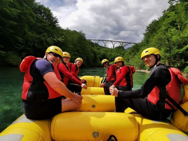 TARA BRIDGE: Tara River Rafting Trip with Jeep Transfer - The route timing: start at Splavište, finish at Zugića Luka