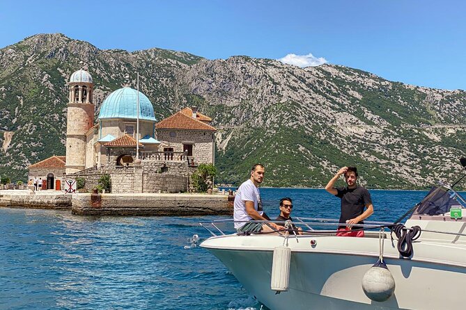 The Grand Boka Tour:Blue Cave, Lady of the Rocks & Submarine Base - A 3-hour Kotor Bay speedboat loop that actually fits a cruise day