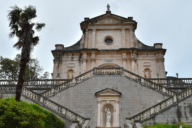 Topolino Guided City Tour by E Car Kotor Tivat - Verige viewpoint: Our Lady of the Angels and the bay’s best wide angles