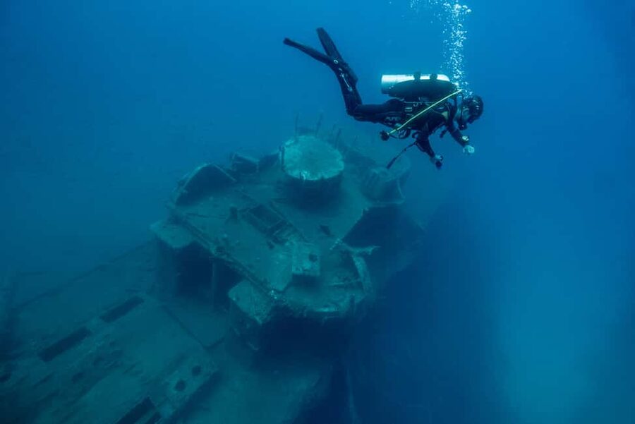Try Scuba Diving from Boat in Budva - Budva Diving Center - Your Underwater Session Near Sveti Nikola Island